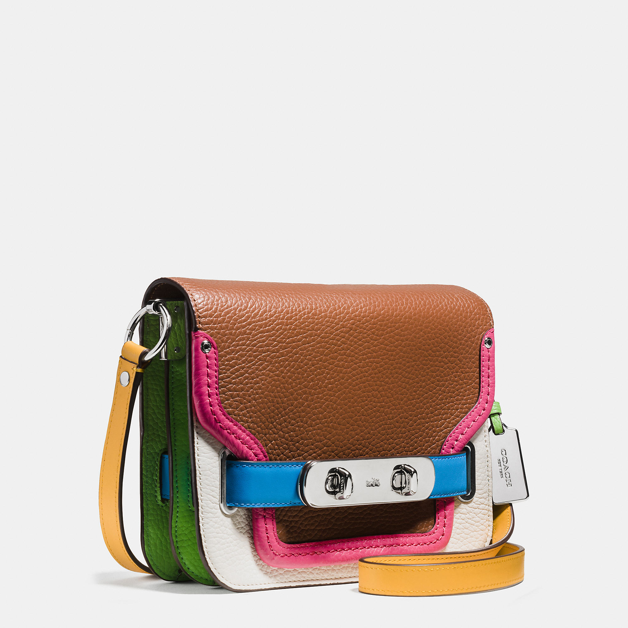 coach rainbow bag strap